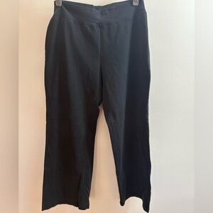 Lands’ End Black Boot Cut Athletic Yoga Pants M (10/12)